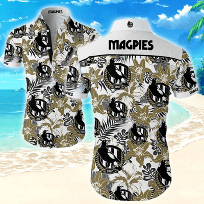 Collingwood Football Club AFL  Hawaiian Shirt