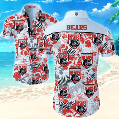 North Sydney Bears NRL National Rugby League Trendy Sport Hawaiian Shirt