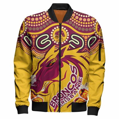NRL Brisbane Broncos Super Indigenous Bomber Jacket V2
