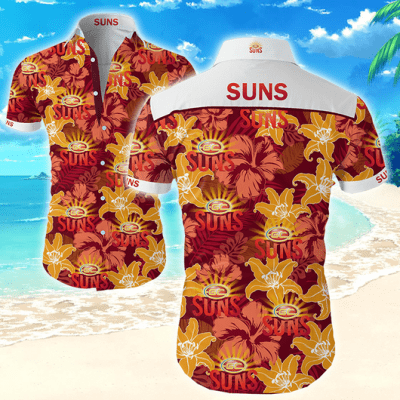 Gold Coast Football Club AFL  Hawaiian Shirt