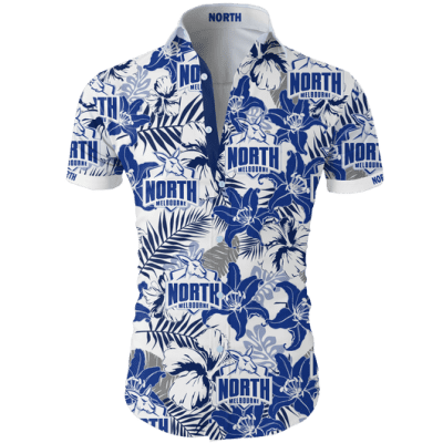 North Melbourne Football Club AFL Hawaiian Shirt