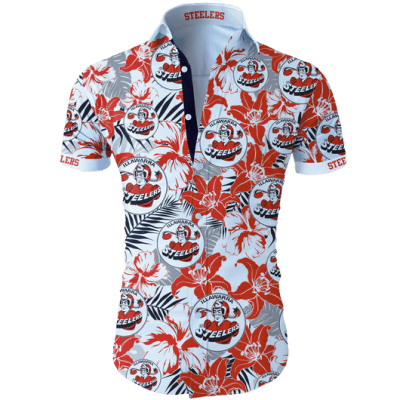 Illawarra Steelers NRL National Rugby League Trendy Sport Hawaiian Shirt
