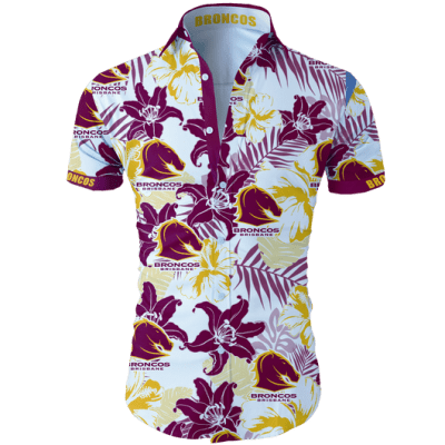 Brisbane Broncos NRL Hawaiian Shirt