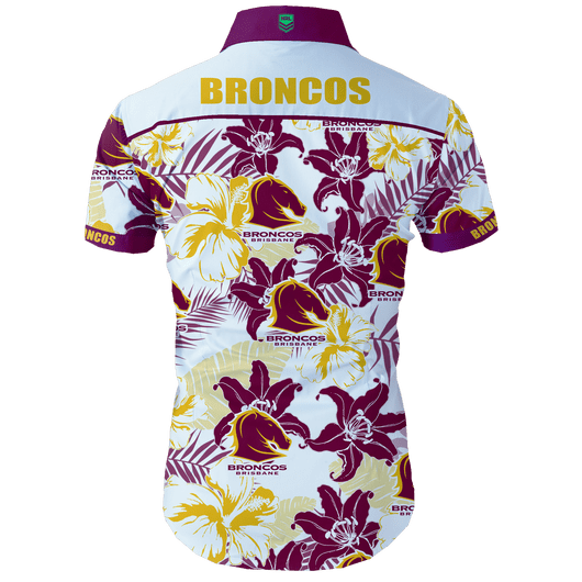 Brisbane Broncos NRL Hawaiian Shirt Brisbane Broncos NRL Hawaiian Shirt
