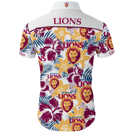 Brisbane Lions NRL National Rugby League Trendy Sport Hawaiian Shirt Brisbane Lions NRL National Rugby League Trendy Sport Hawaiian Shirt