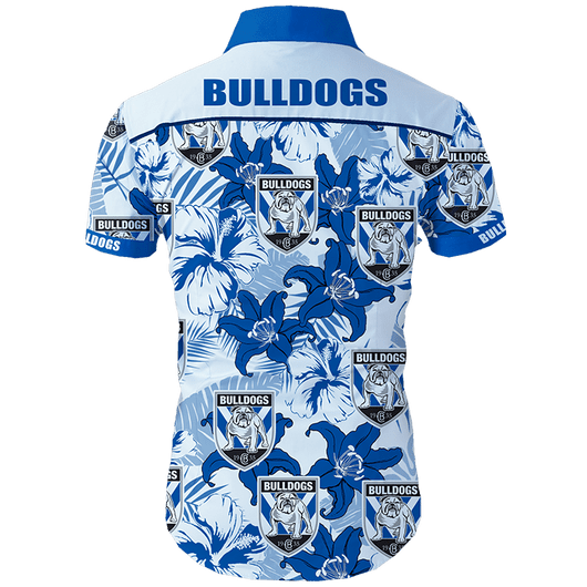 Canterbury-Bankstown Bulldogs NRL Hawaiian Shirt Canterbury-Bankstown Bulldogs NRL Hawaiian Shirt