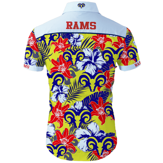 Adelaide Rams NRL National Rugby League Trendy Sport Hawaiian Shirt Adelaide Rams NRL National Rugby League Trendy Sport Hawaiian Shirt