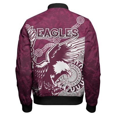 NRL Manly Warringah Sea Eagles Indigenious Bomber Jacket