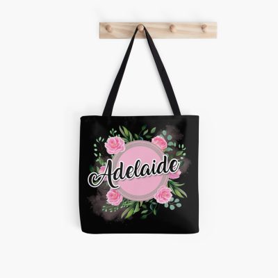 AFL Adelaide Crows Black Rose Tote Bag