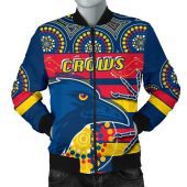 Afl Adelaide Crows Indigenous Blue Bomber Jacket 4.jpg - demo10