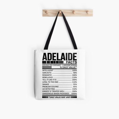 AFL Adelaide Crows White Nutrition Facts Tote Bag