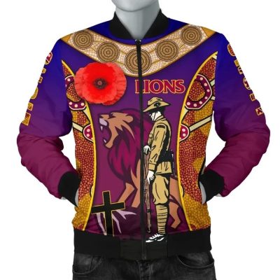 AFL Brisbane Lions ANZAC Day Bomber Jacket
