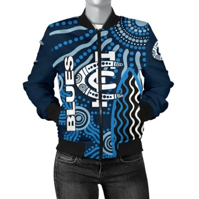 AFL Carlton Blues Aboriginal Bomber Jacket