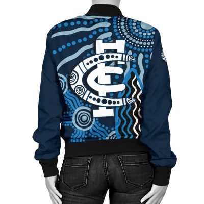 AFL Carlton Blues Aboriginal Bomber Jacket
