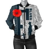 Afl Carlton Blues Custom Name Anzac Day Free Style Bomber Jacket 3.jpg - demo10