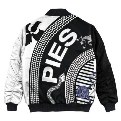 AFL Collingwood Magpies Indigenous Bomber Jacket