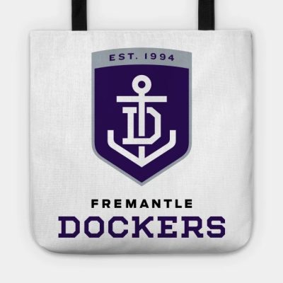 AFL Fremantle Dockers Silver Purple Tote Bag