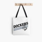 AFL Fremantle Dockers White Tote Bag