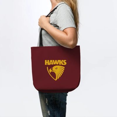 AFL Hawthorn Hawks Brown Gold Tote Bag