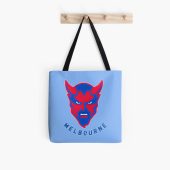 AFL Melbourne Demons Blue Red Tote Bag