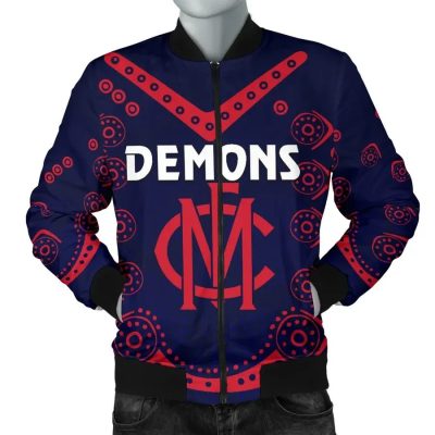 AFL Melbourne Demons Indigenous Bomber Jacket