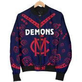Afl Melbourne Demons Indigenous Bomber Jacket 4.jpg - demo10