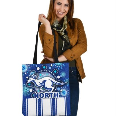 AFL North Melbourne Kangaroos Indigenous Tote Bag