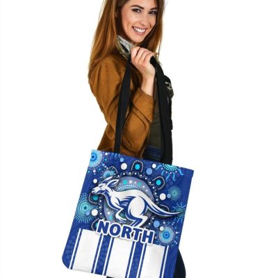 AFL North Melbourne Kangaroos Indigenous Tote Bag