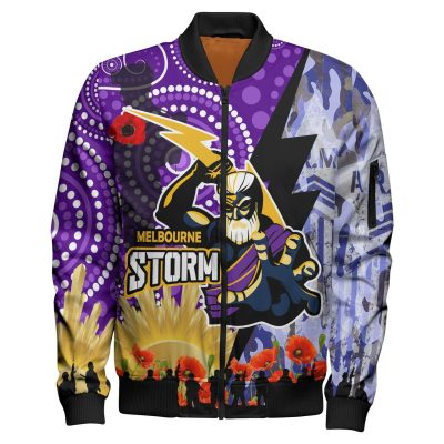 NRL Melbourne Storm Bomber Jacket V3
