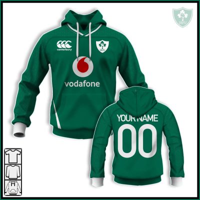 Personalize IRELAND Six Nations Championship 2020 Home Rugby Jersey