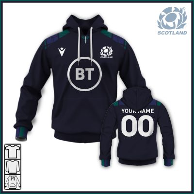 Personalize Scotland Six Nations Championship 2020 Home Rugby Jersey