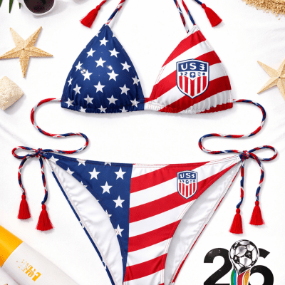 USA World Cup 2026 String Bikini sets