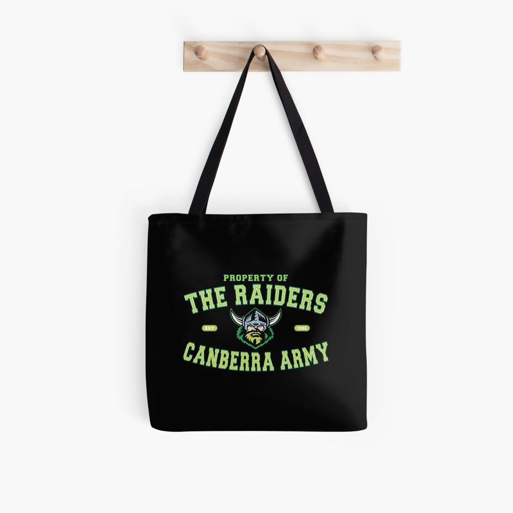 NRL Canberra Raiders Army Tote Bag NRL Canberra Raiders Army Tote Bag