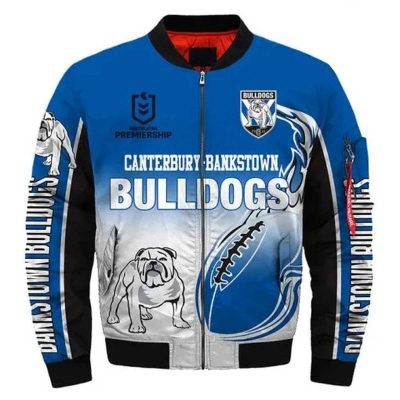 NRL Canterbury-Bankstown Bulldogs Rugby Bomber Jacket