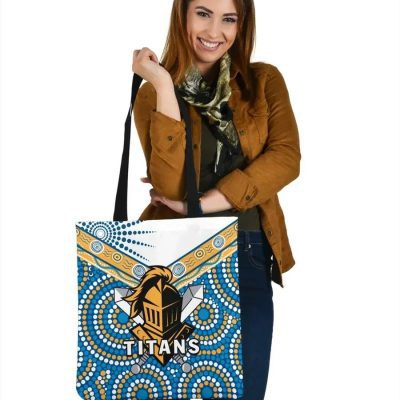 NRL Gold Coast Titans Knight Indigenous Tote Bag