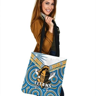 NRL Gold Coast Titans Knight Indigenous Tote Bag