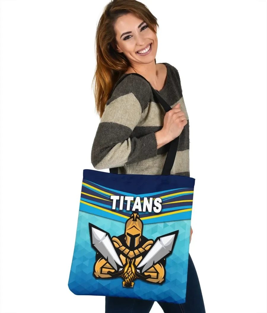 NRL Gold Coast Titans Simple Style Tote Bag NRL Gold Coast Titans Simple Style Tote Bag