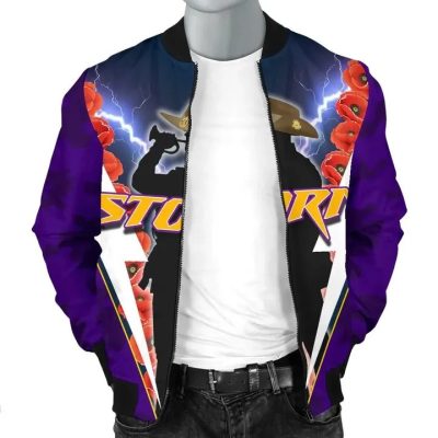 NRL Melbourne Storm ANZAC Day Bomber Jacket