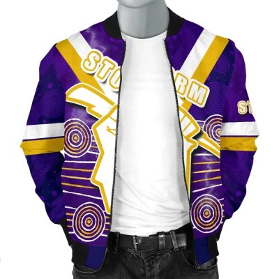 NRL Melbourne Storm Indigenous Bomber Jacket