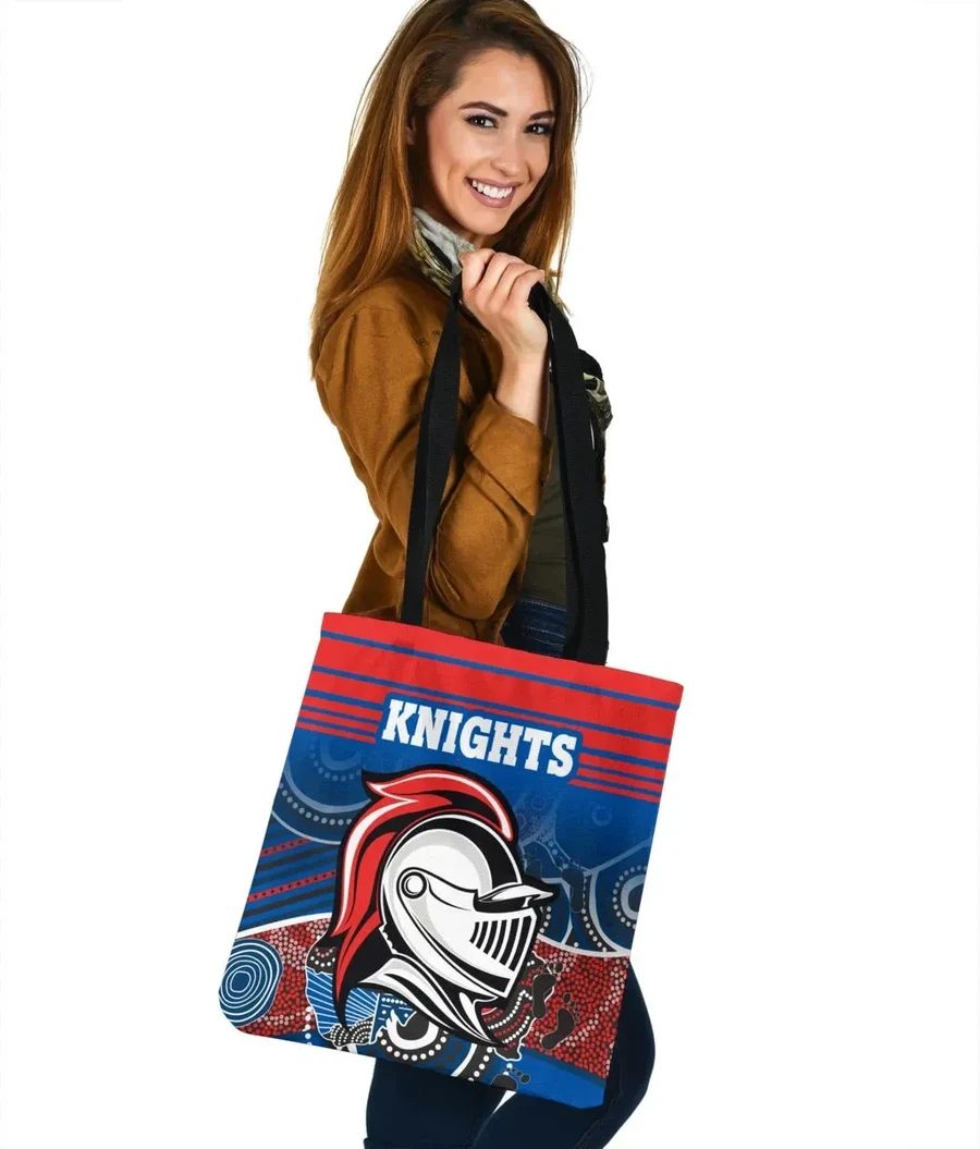 NRL Newcastle Knights Aboriginal Tote Bag NRL Newcastle Knights Aboriginal Tote Bag