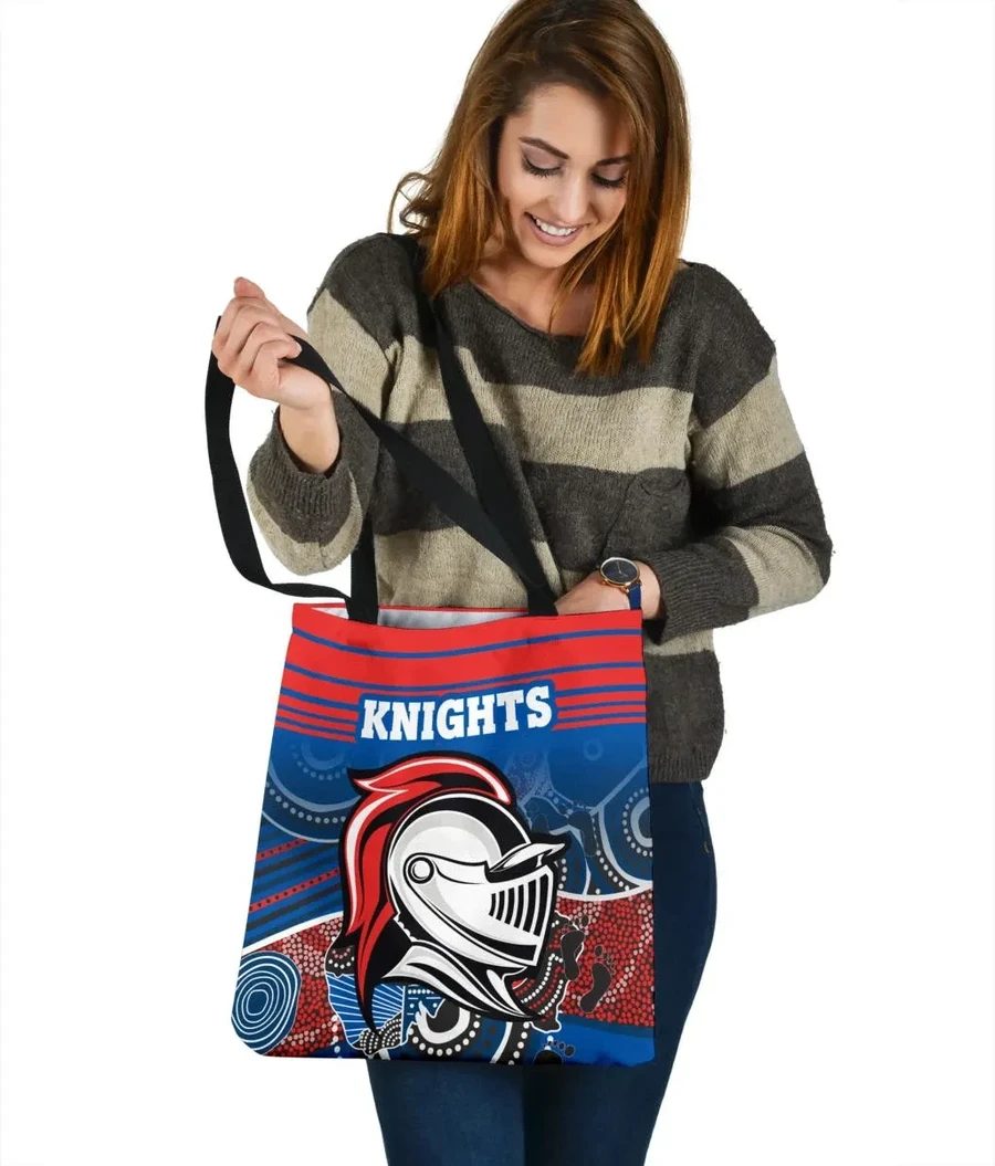 NRL Newcastle Knights Aboriginal Tote Bag NRL Newcastle Knights Aboriginal Tote Bag