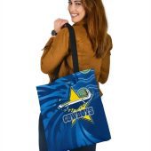 Nrl North Queensland Cowboys Blue Fire Tote Bag 02.jpg - demo10