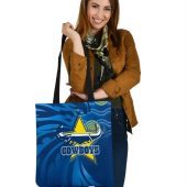 Nrl North Queensland Cowboys Blue Fire Tote Bag.jpg - demo10