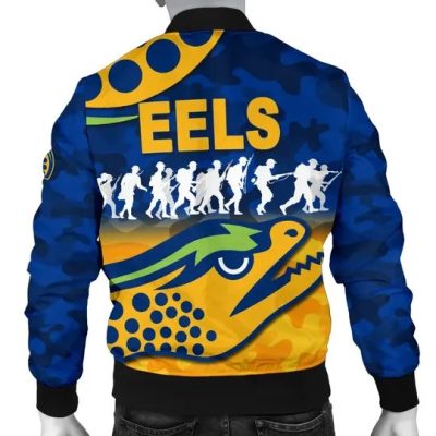 NRL Parramatta Eels ANZAC Day Bomber Jacket