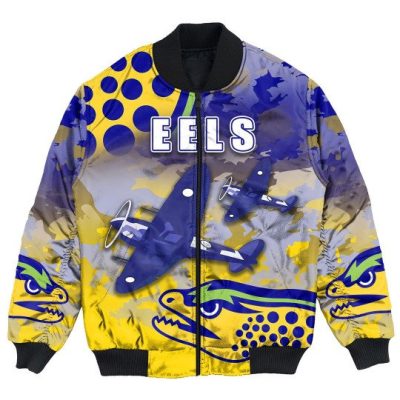 NRL Parramatta Eels ANZAC Day New Release Bomber Jacket