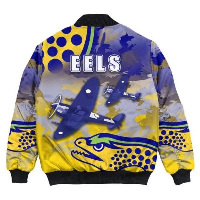 NRL Parramatta Eels ANZAC Day New Release Bomber Jacket