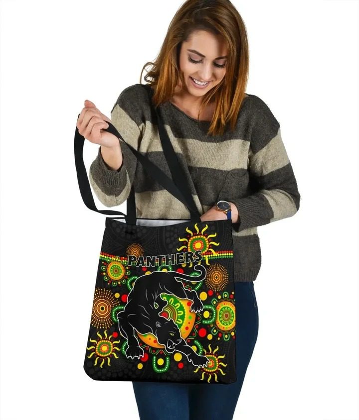 NRL Penrith Panthers Indigenous Tote Bag NRL Penrith Panthers Indigenous Tote Bag