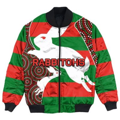 NRL South Sydney Rabbitohs New Release - Rugby Team Bomber Jacket