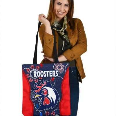 NRL Sydney Roosters Unique Indigenous Camo Tote Bag