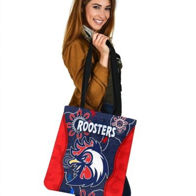 NRL Sydney Roosters Unique Indigenous Camo Tote Bag